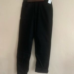American Apparel Black High Waist Jean